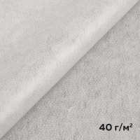 Флизелин клеевой 6040PN/W90 DextraTex (40 г/кв.м) белый 90 см